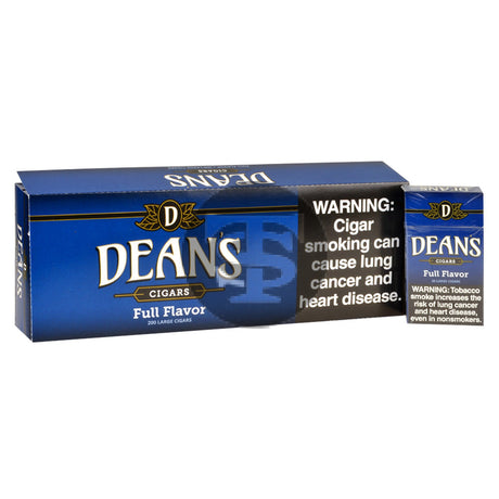 Deans Full Flavor Filtered Cigars 10 Packs of 20