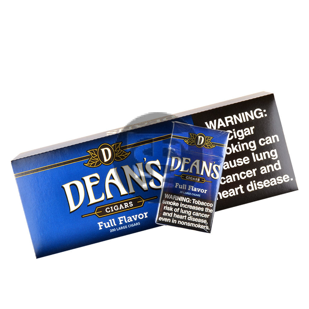 Deans Full Flavor Filtered Cigars 10 Packs of 20