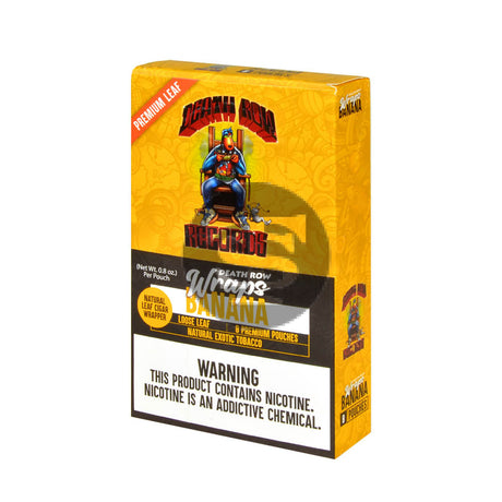 Death Row Records Wraps 8 packs of 6 Banana