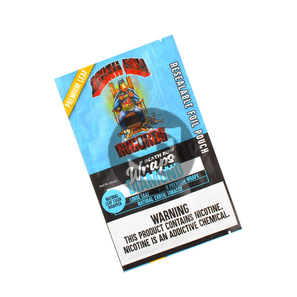 Death Row Records Wraps, 8 packs of 6, Diamond – Tobacco Stock
