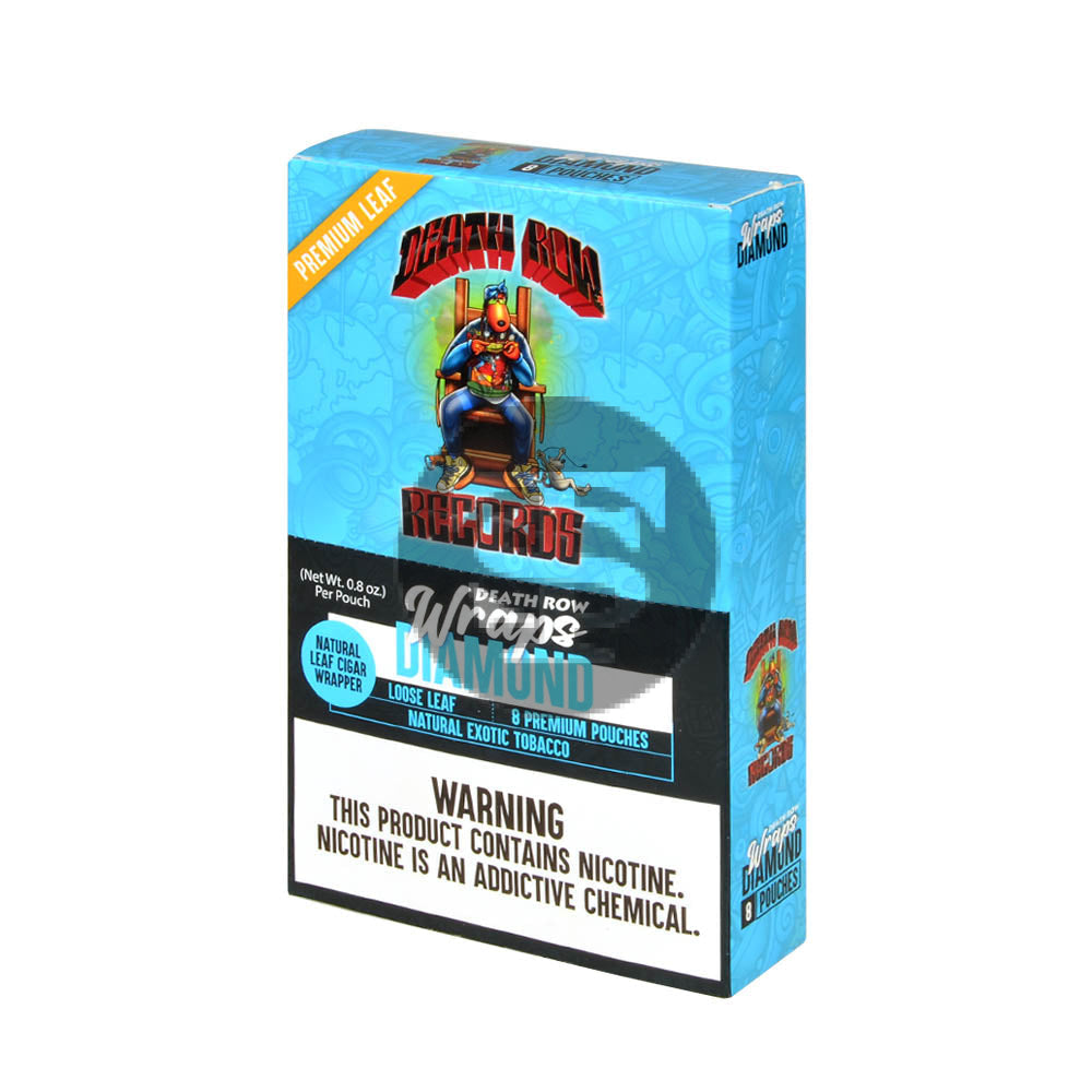 Death Row Records Wraps, 8 packs of 6, Diamond – Tobacco Stock