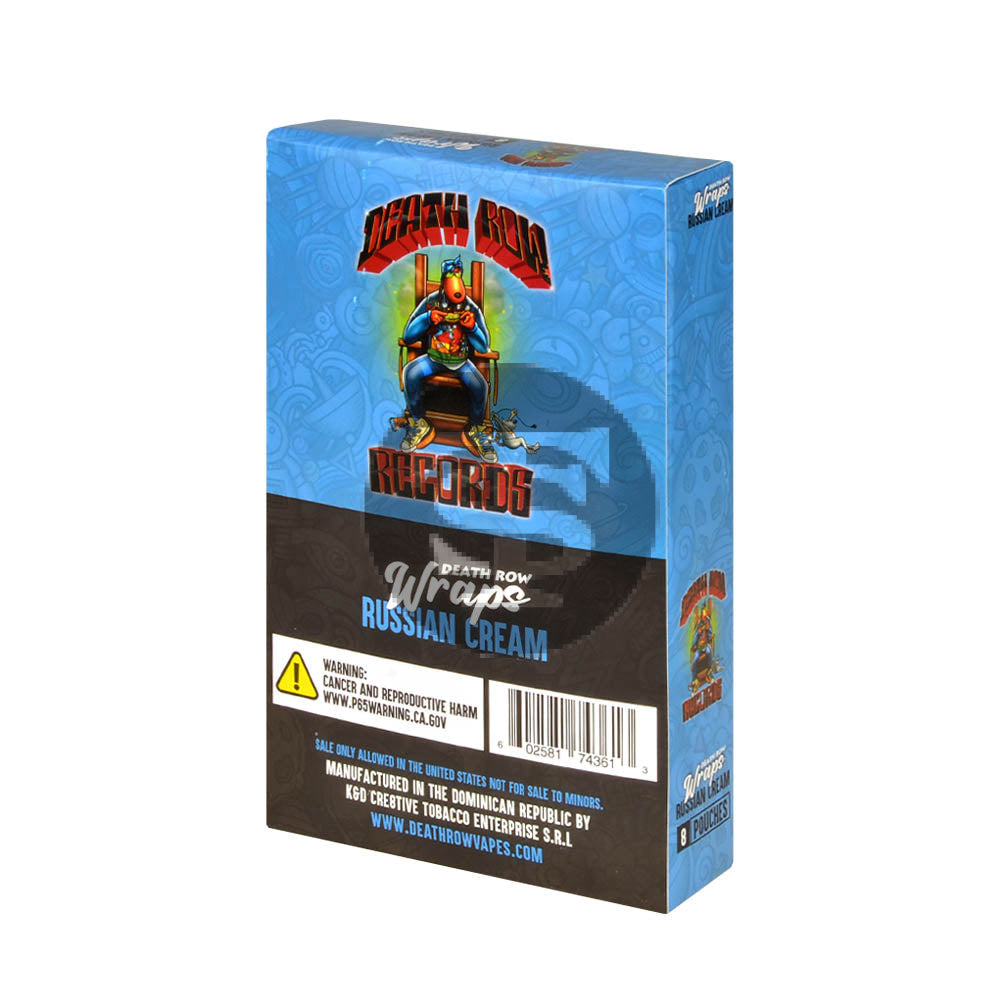 Death Row Records Wraps 8 packs of 6 Russian Cream