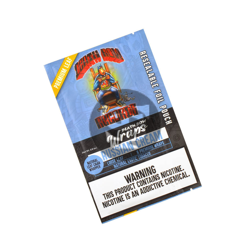 Death Row Records Wraps 8 packs of 6 Russian Cream