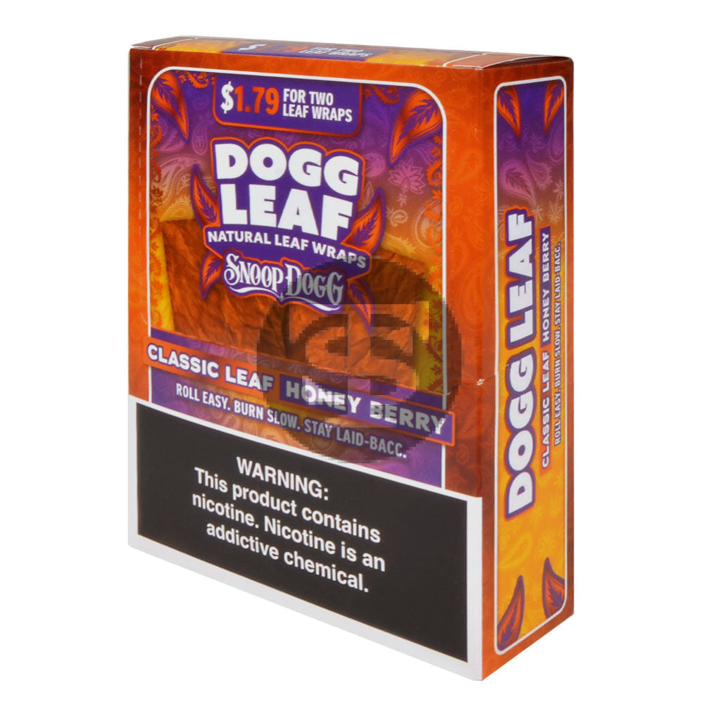 Dogg Leaf Honey Berry Natural Leaf Wraps $1.79 15 packs of 2