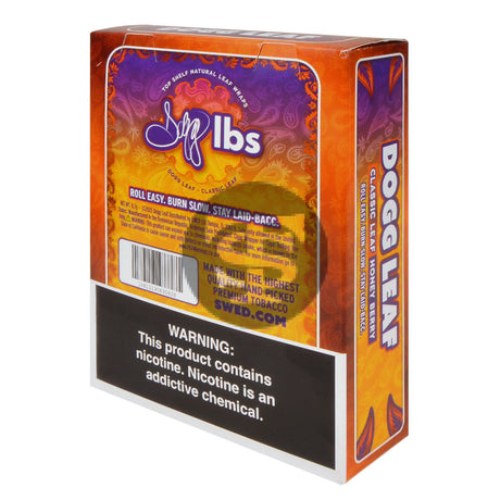 Dogg Leaf Honey Berry Natural Leaf Wraps $1.79 15 packs of 2