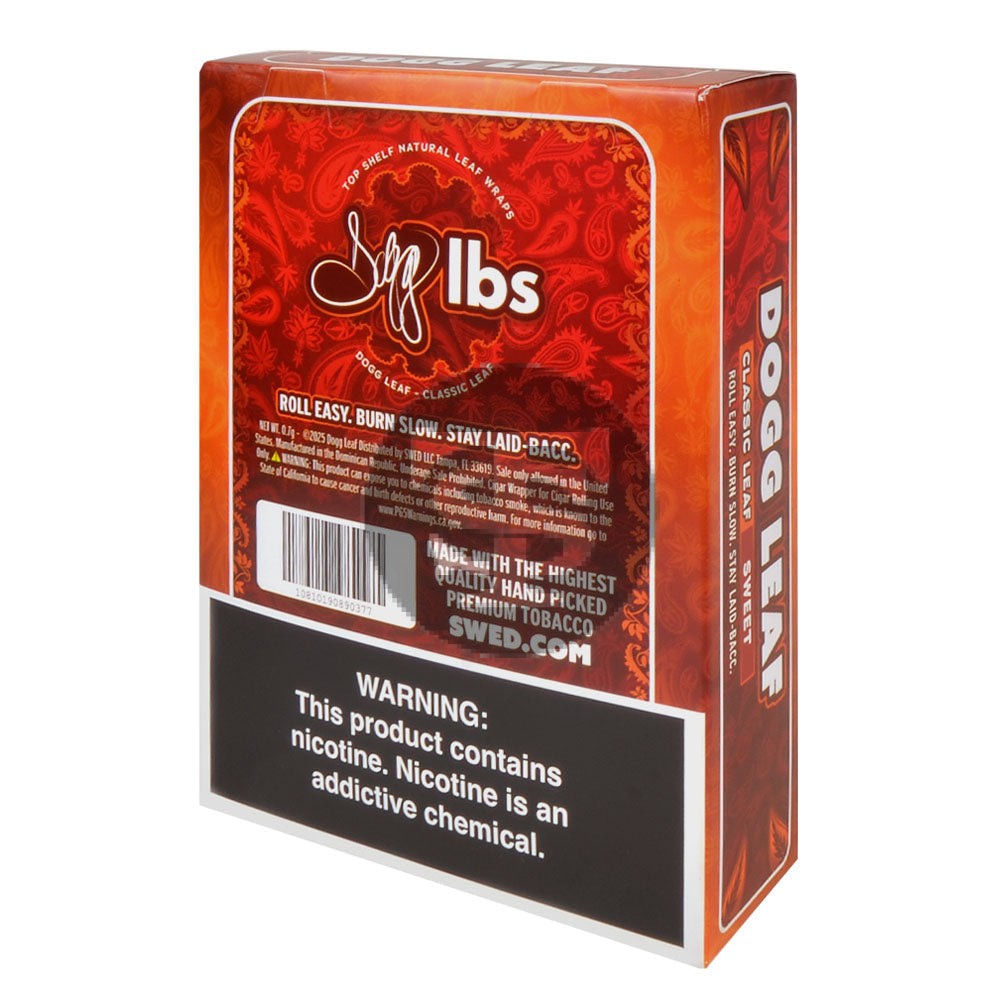 Dogg Leaf Sweet Natural Leaf Wraps $1.79 15 packs of 2