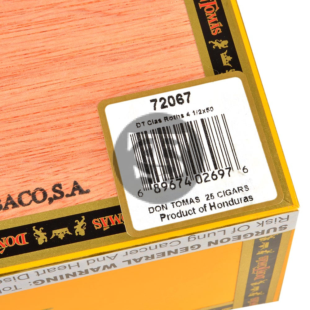 Don Tomas Clasico Rothschild Cigars Box of 25