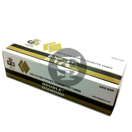 Double Diamond Filter Tubes King Size Light 5 Cartons of 200 1