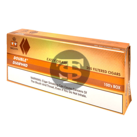 Double Diamond Smooth Filtered Cigars 10 Packs of 20