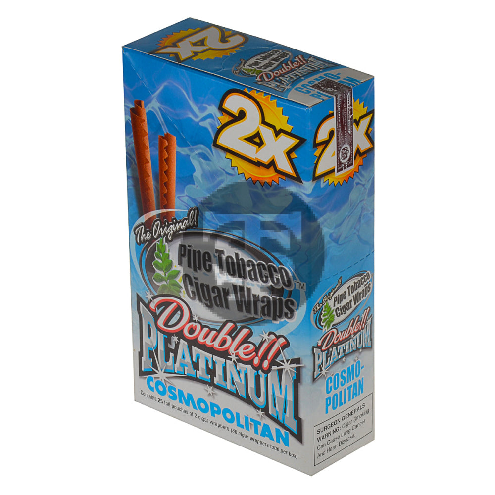 Double Platinum Cosmopolitan Wraps 25 Pouches of 2 1