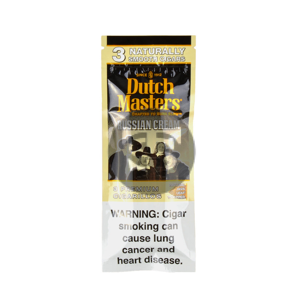 Dutch Masters Cigarillos Russian Cream 20 Pouches of 3 3