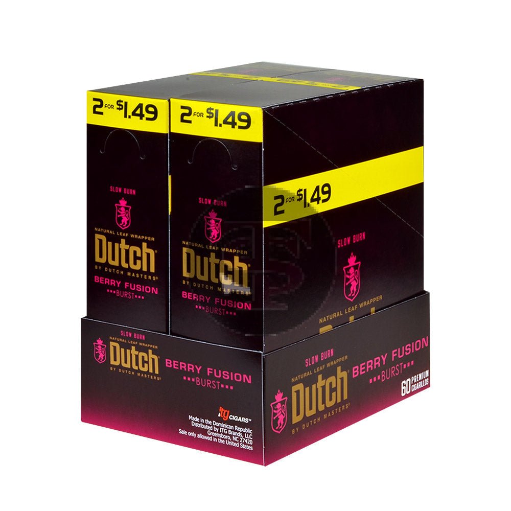 Dutch Masters Foil Fresh Berry Fusion $1.49 Cigarillos 30