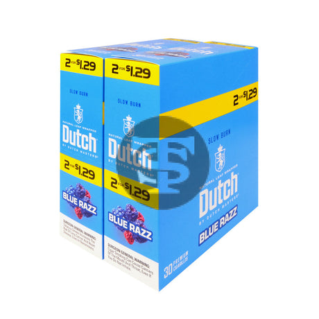 Dutch Masters Foil Fresh Blue Razz $1.29 Cigarillos 30 Packs of 2