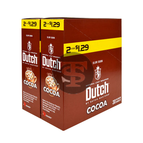 Dutch Masters Foil Fresh Cocoa $1.29 Cigarillos 30 Packs of 2