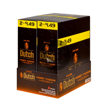Dutch Masters Foil Fresh Honey Fusion 1.49 Cent Cigarillos 30 Packs of 2 2