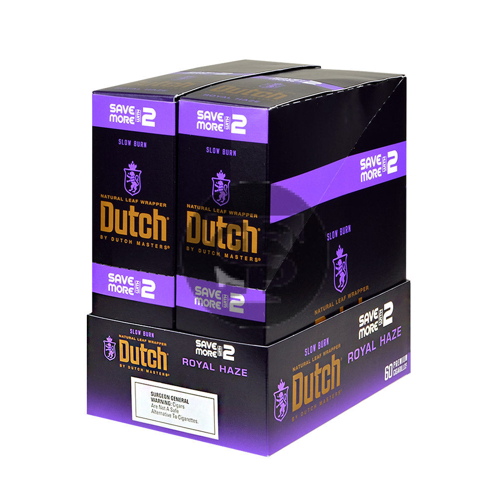 Dutch Masters Foil Fresh Royal Haze Cigarillos 30 Packs of 2