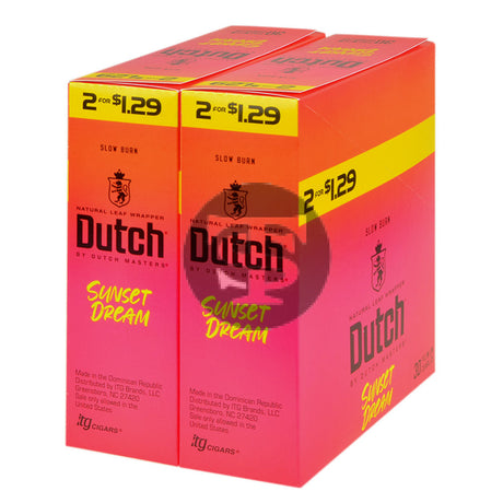 Dutch Masters Foil Fresh Sunset Dream $1.29 Cigarillos 30 Packs of 2