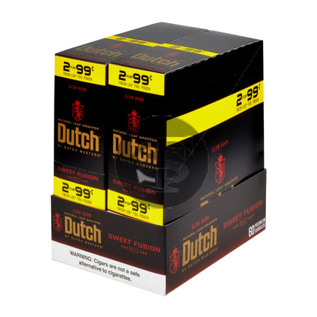 Dutch Masters Foil Fresh Sweet Fusion 99 Cent Cent Cigarillos 30 Packs of 2 1