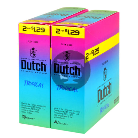 Dutch Masters Foil Fresh Tropical $1.29 Cigarillos 30 Packs of 2