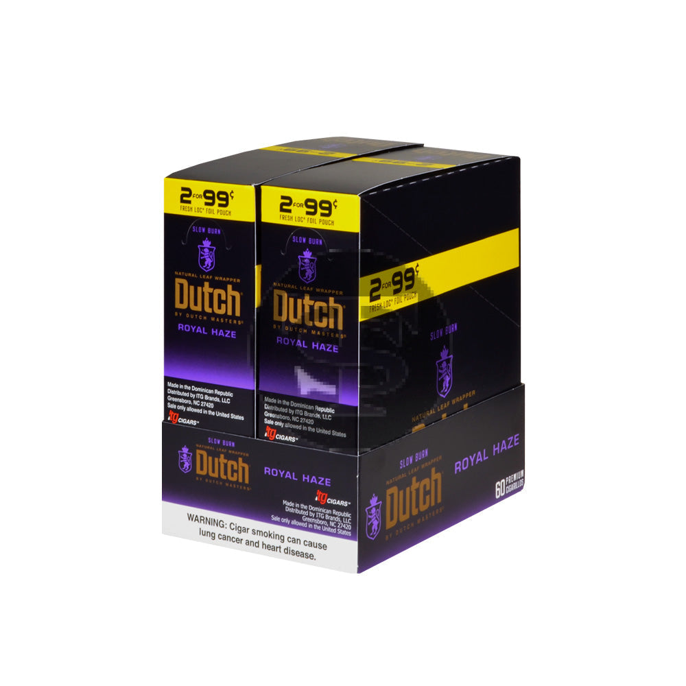 Dutch Masters Foil Royal Haze 99 Cent Cigarillos 30 Packs of 2 2