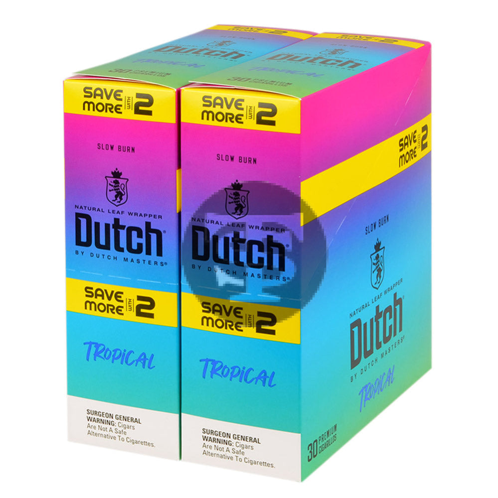 Dutch Masters Foil Tropical Save on 2 Cigarillos 30 Packs of 2