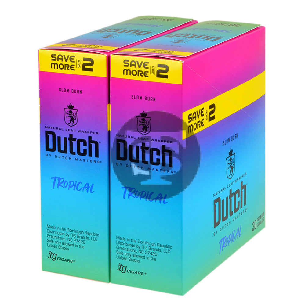 Dutch Masters Foil Tropical Save on 2 Cigarillos 30 Packs of 2