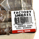 Factory Smokes Maduro Gordito Cigars Bundle of 25
