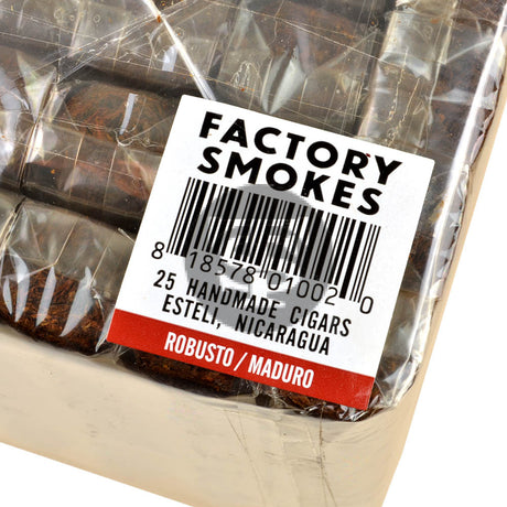 Factory Smokes Maduro Robusto Cigars Bundle of 25