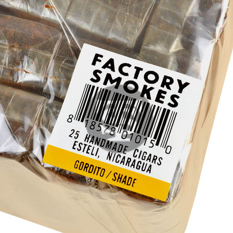 Factory Smokes Shade Gordito Cigars Bundle of 25