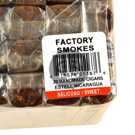 Factory Smokes Sweet Belicoso Cigars Bundle of 20