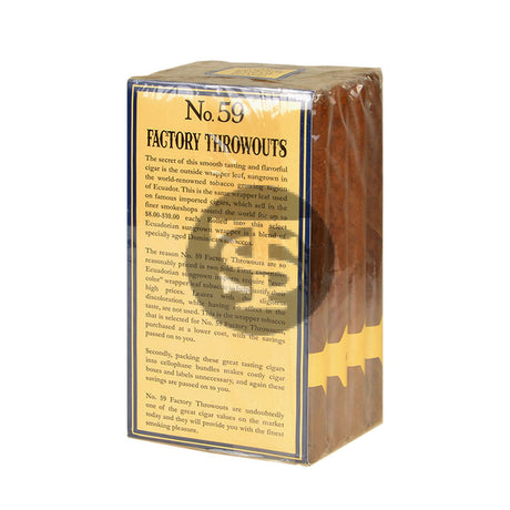 Factory Throwouts No. 59 Premium Cigars Bundle of 20