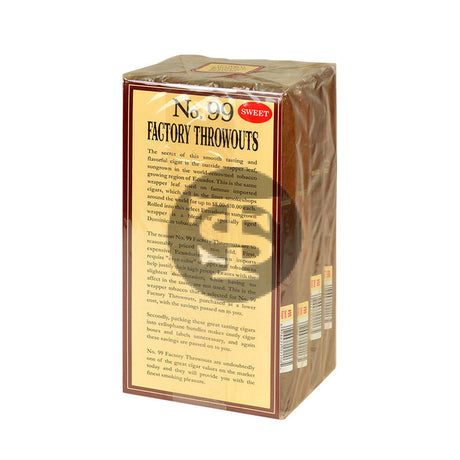 Factory Throwouts No. 99 Sweet Cigars Bundle of 20