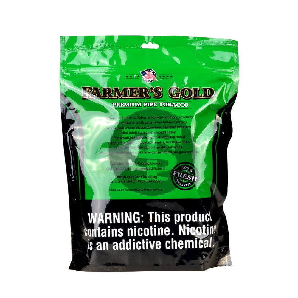 Farmer’s Gold Menthol Green Pipe Tobacco 16 oz. Bag