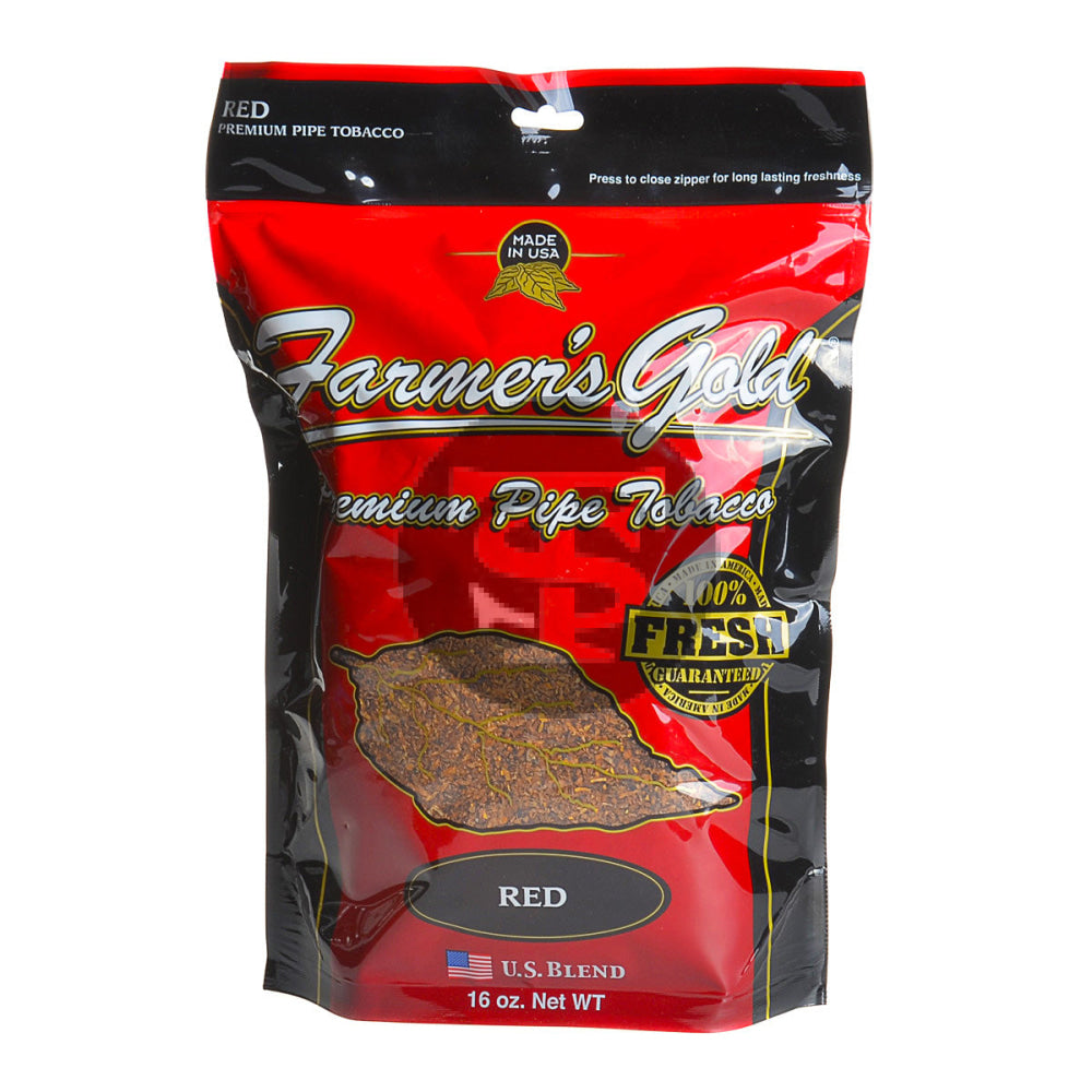Farmer's Gold Red Pipe Tobacco 16 oz. Bag 1