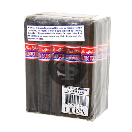 Flor de Oliva 5 x 50 Maduro Cigars Pack of 20 1