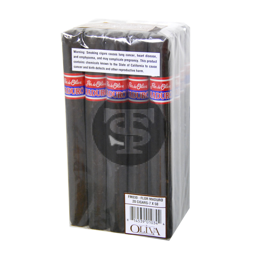 Flor de Oliva 7 x 50 Maduro Cigars Pack of 20 1