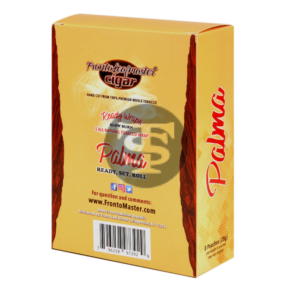 Fronto Leaf Masters Palma | Whole Leaf Tobacco Wraps| 8 packs of 5