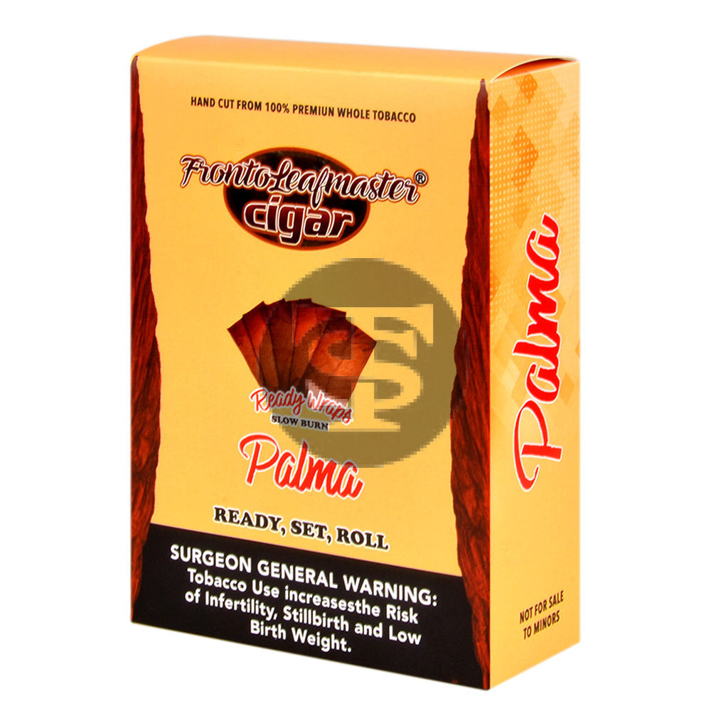 Fronto Leaf Masters Palma | Whole Leaf Tobacco Wraps| 8 packs of 5