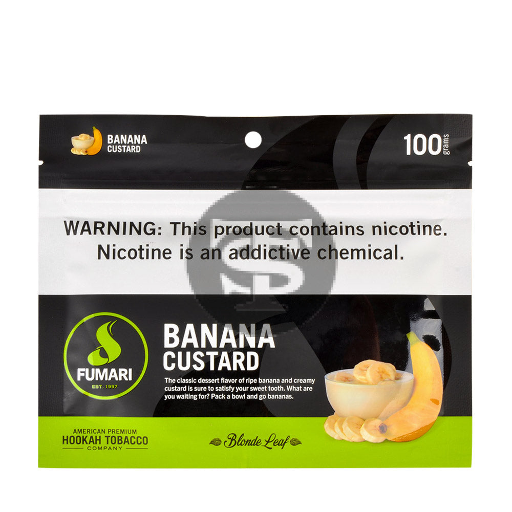 Fumari Hookah Tobacco Banana Custard 100g
