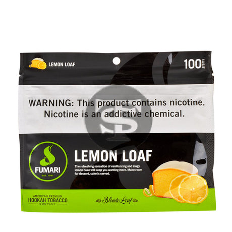 Fumari Hookah Tobacco Lemon Loaf 100g