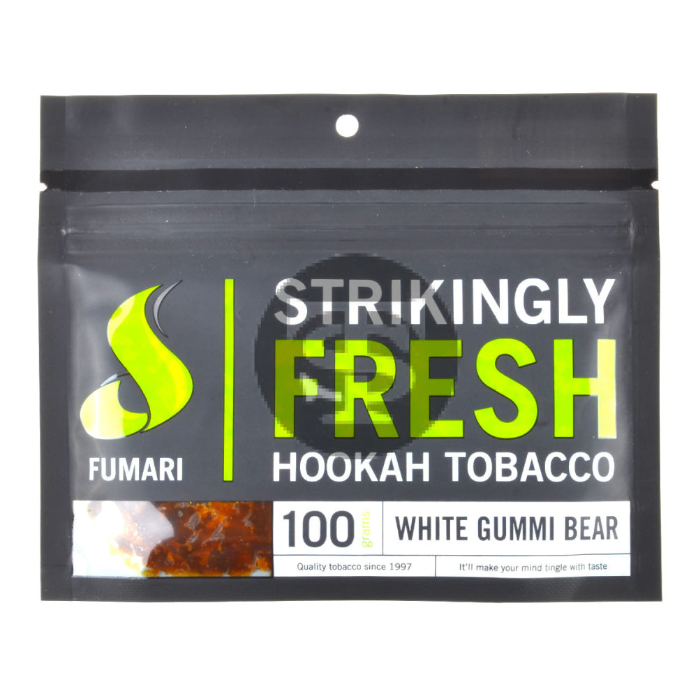 Fumari Hookah Tobacco White Gummi Bear 100g 2