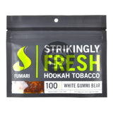 Fumari Hookah Tobacco White Gummi Bear 100g 2