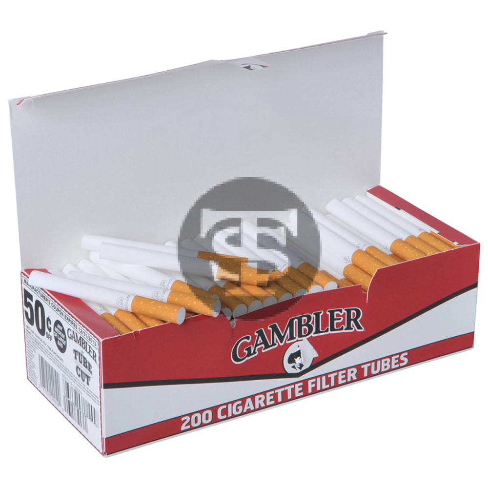 Gambler Filter Tubes King Size Full Flavor 5 Cartons of 200 1