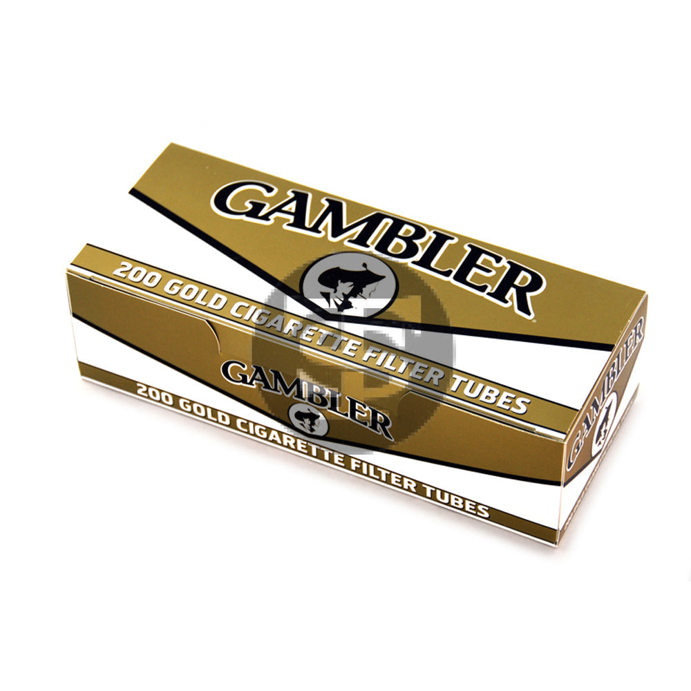 Gambler Filter Tubes King Size Gold (Light) 5 Cartons of 200 1