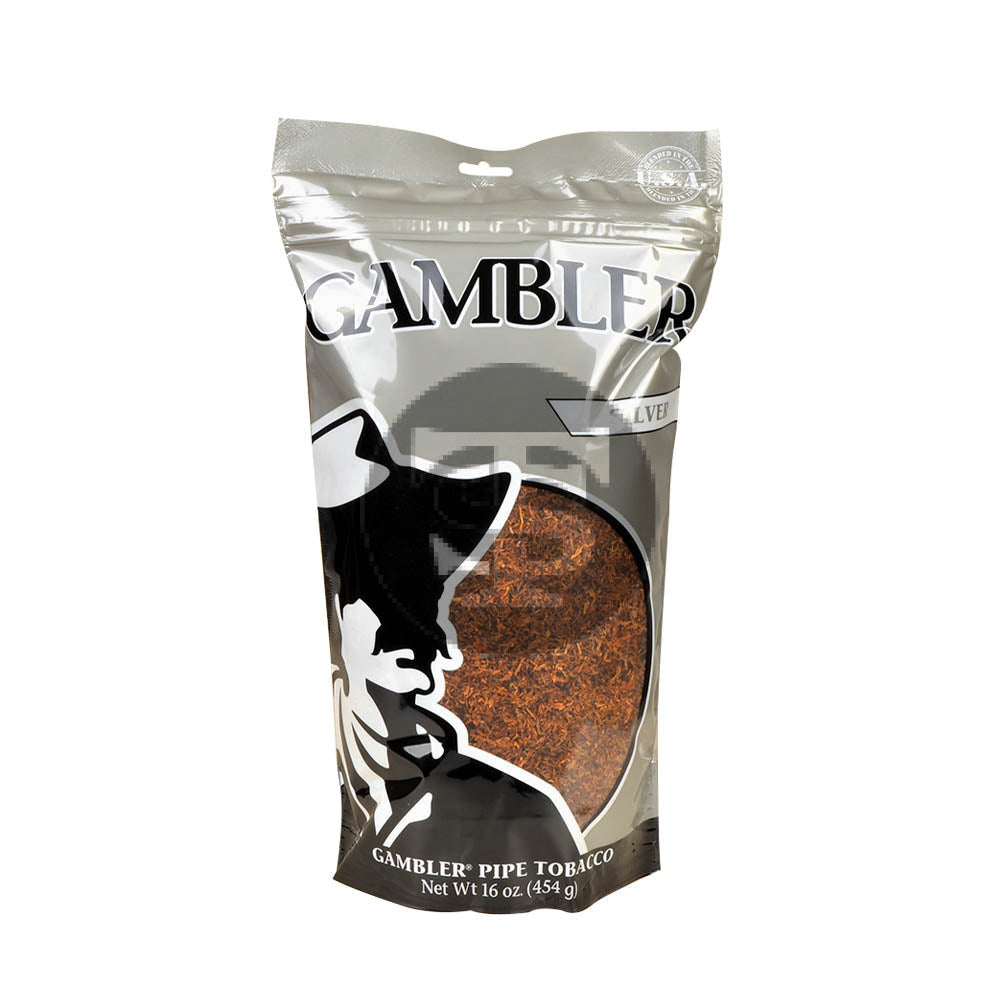 Gambler Pipe Tobacco Silver 16 oz. Bag – Tobacco Stock