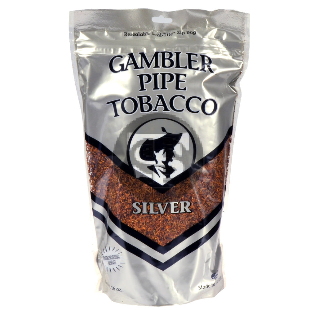 Gambler Pipe Tobacco Silver 16 oz. Bag – Tobacco Stock