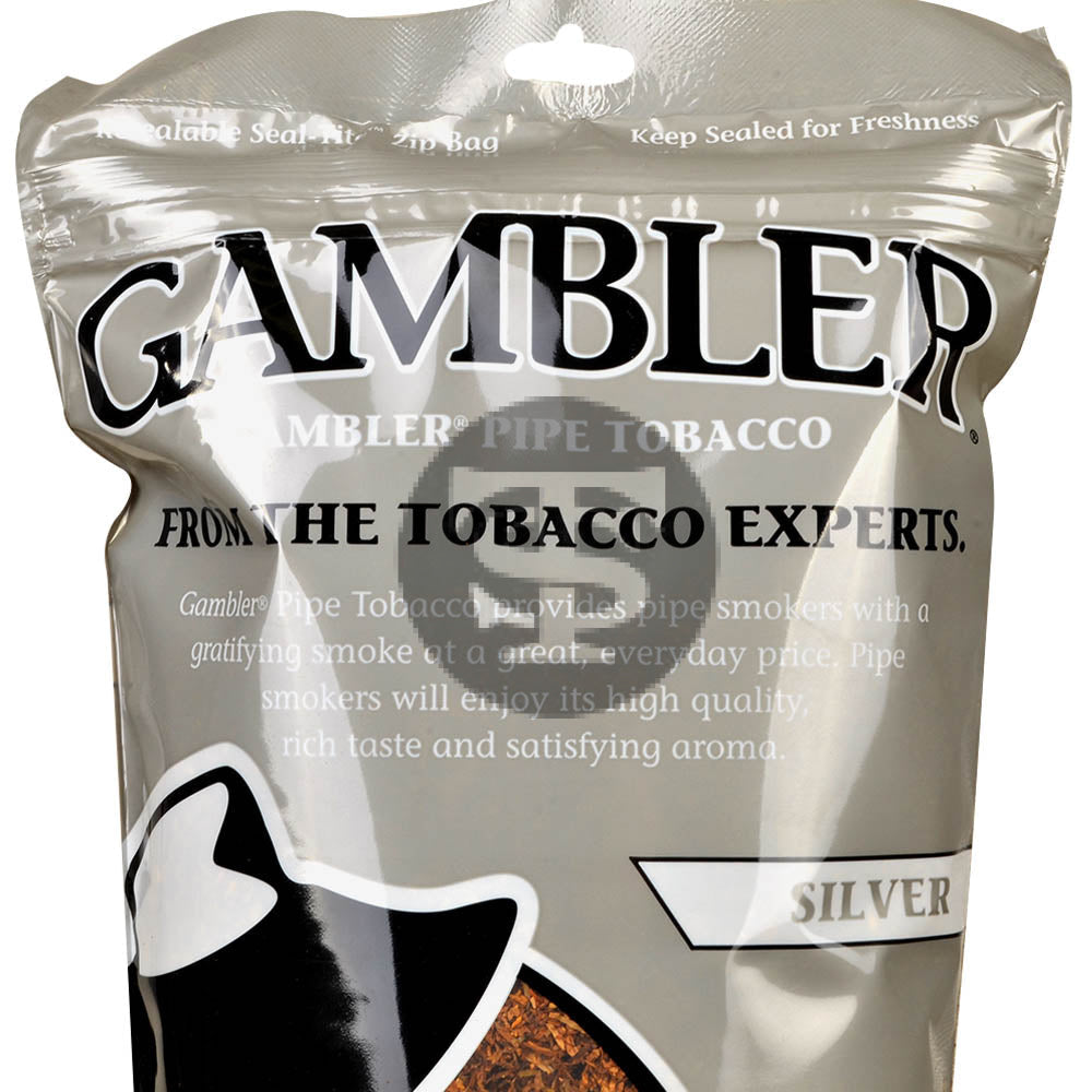 Gambler Pipe Tobacco Silver 16 oz. Bag – Tobacco Stock