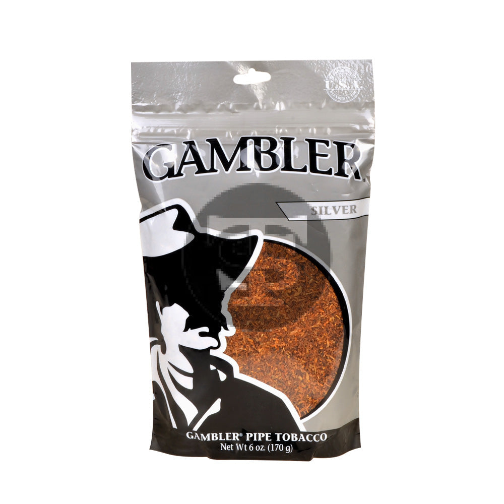 Gambler Pipe Tobacco Silver 6 oz. Bag – Tobacco Stock