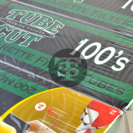 Gambler Tube Cut Filter Tubes 100 mm Menthol 5 Cartons of 200