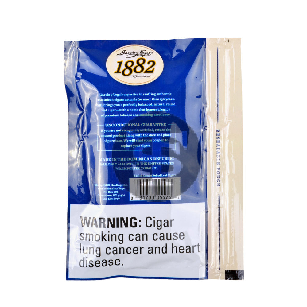 Game Garcia y Vega 1882 Irish Cream Cigarillos 8 Pouches of 5 4